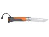 Nóż Opinel Outdoor Orange 08 8,5 cm gwizdek 110dB
